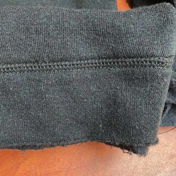 Chaser Black Cut Out Long Sleeve Crew Neck Sweatshirt Size Small - Picture 7 of 9